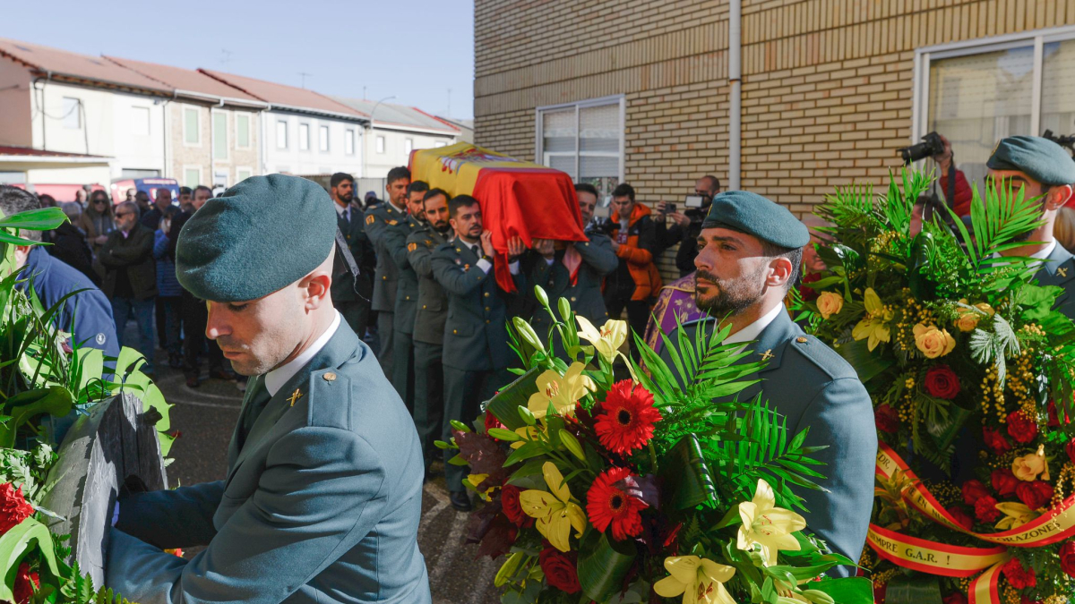 Funeral de David Pérez en Nogarejas,