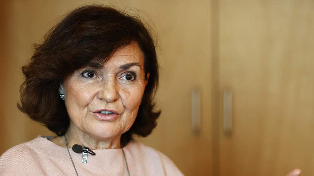 Carmen Calvo presidirá el Consejo de Estado. CHEMA MOYA