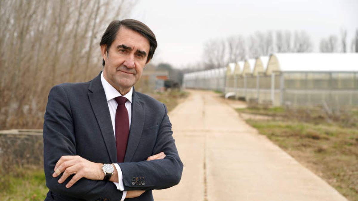 El consejero de Medio Ambiente, Juan Carlos Suárez Quiñones