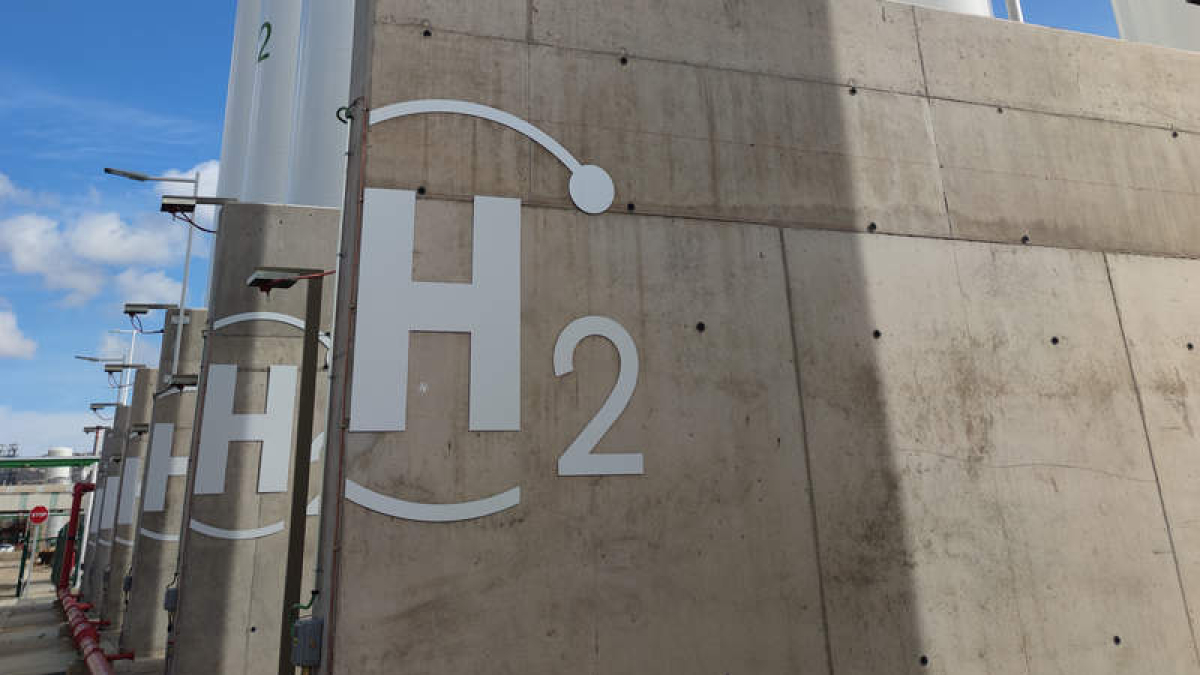 Línea de fabricación de hidrógeno. efe