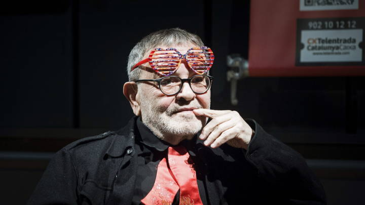 El dramaturgo español Fernando Arrabal durante la presentación de su obra 'Dalí versus Picasso'.