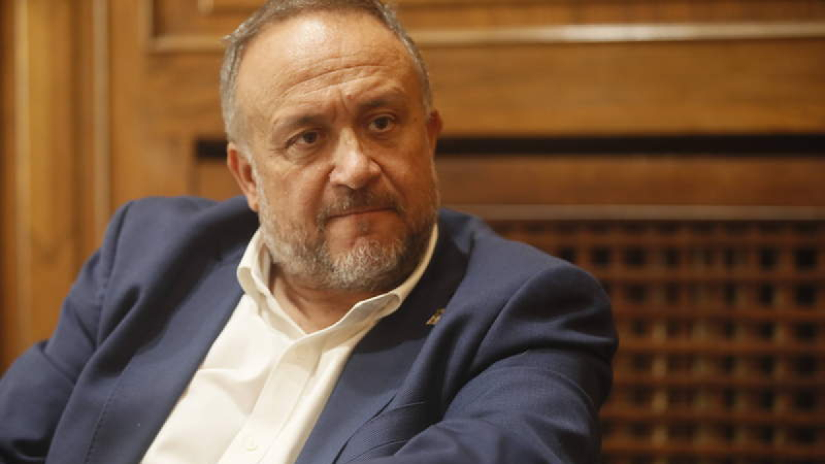 El presidente de la Diputación, Gerardo Álvarez Courel.  RAMIRO