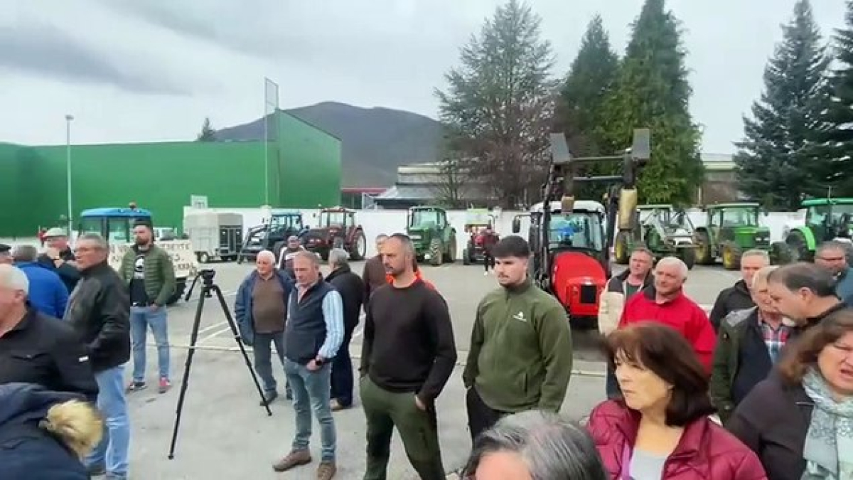 Tractorada en Villablino