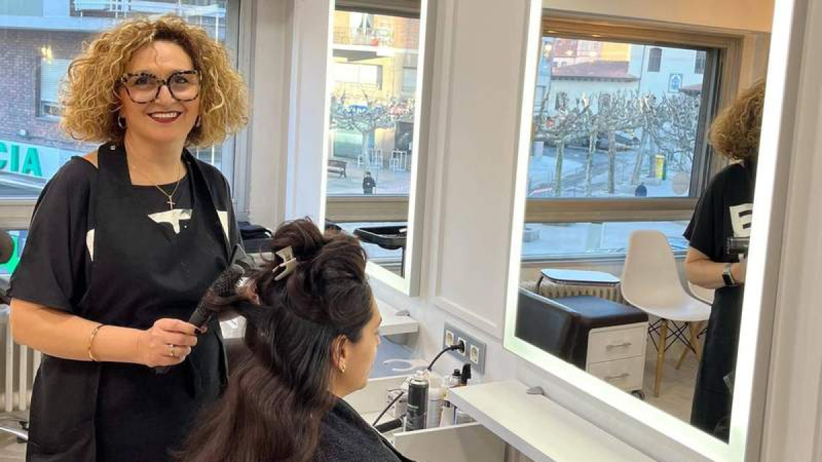 La peluquera Charo Diez.