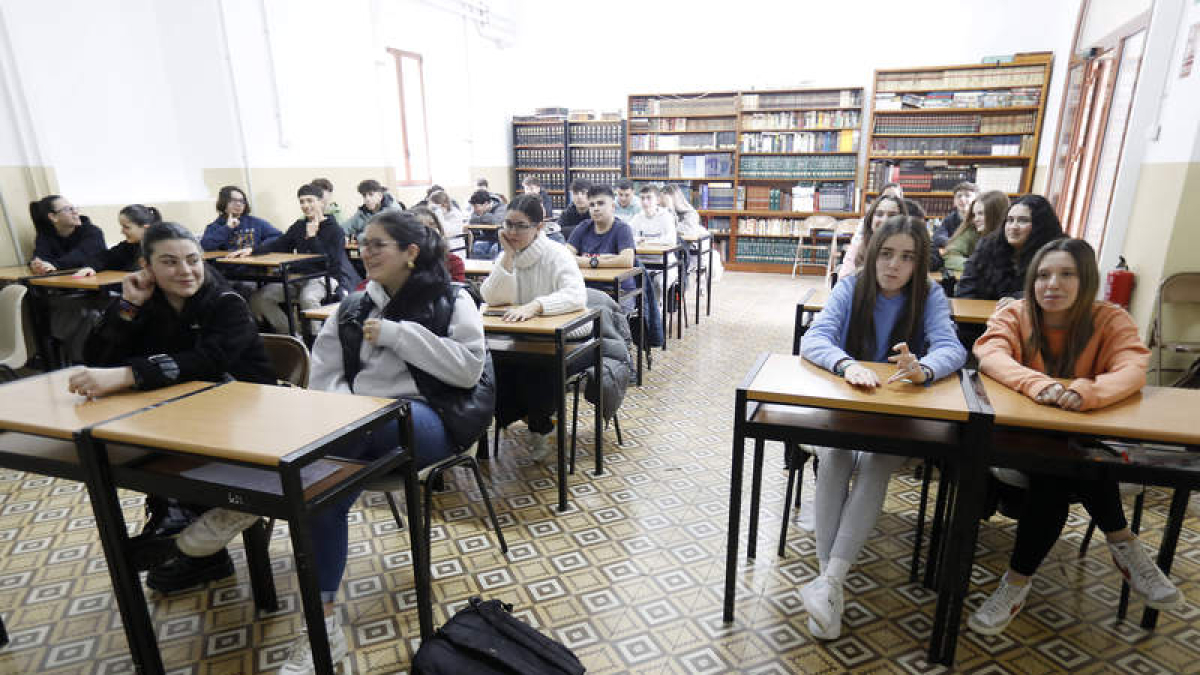 Una de las aulas de la Escuela Profesional San Francisco.  RAMIRO