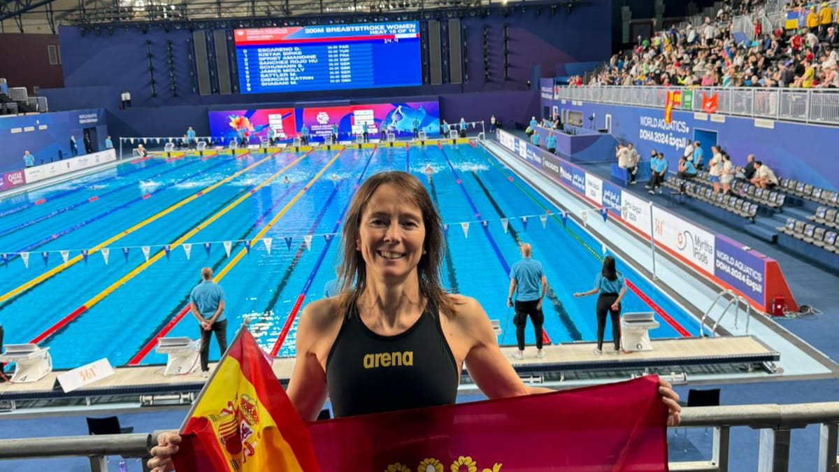 Marta Álvarez Gago se proclama subcampeona del mundo en Doha.