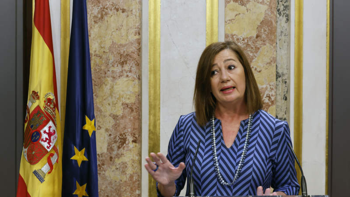 La presidenta del Congreso, Francina Armengol