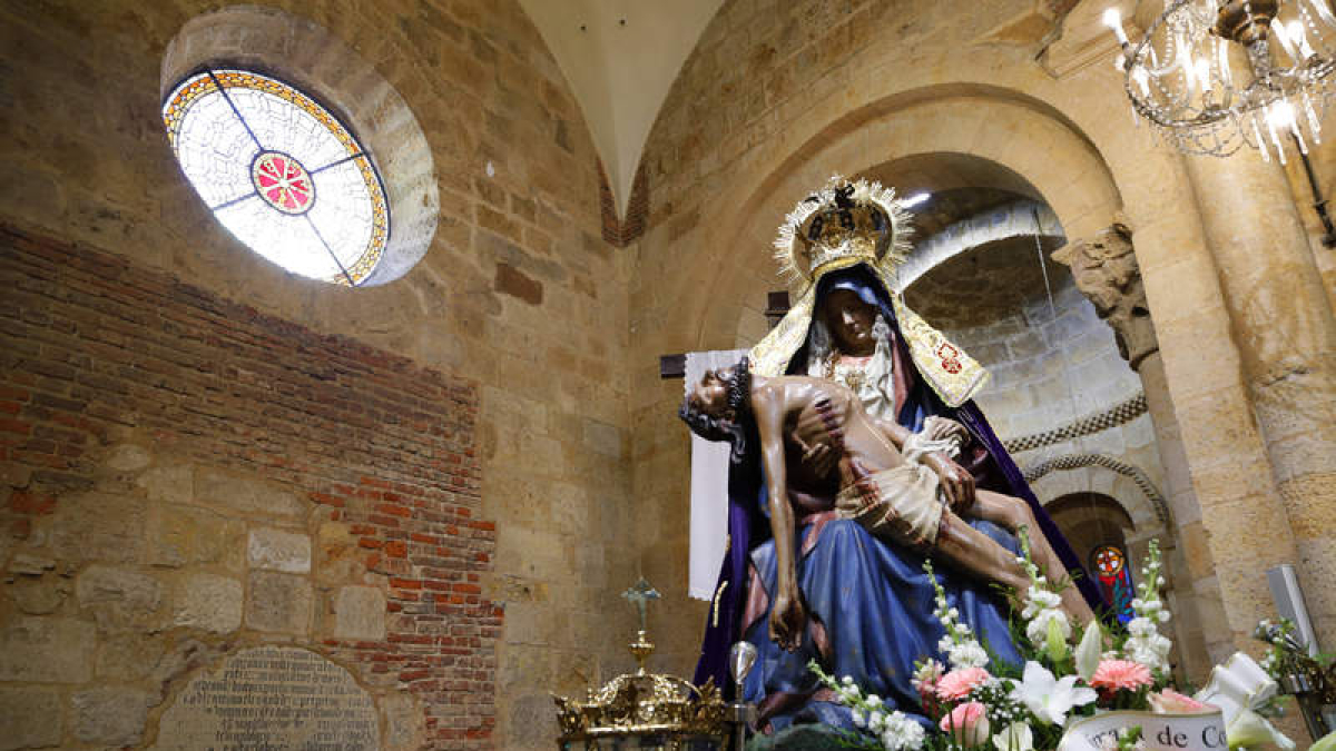 La Virgen del Mercado recibirá su medalla el próximo día 15 de marzo. RAMIRO