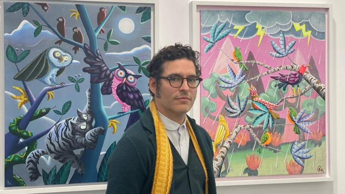 Carlos Álvarez Las Heras exhibe su obra en Urvanity Art Fair, que tiene lugar estos días en el Matadero en Madrid, con la galería Wizard Gallery. DL