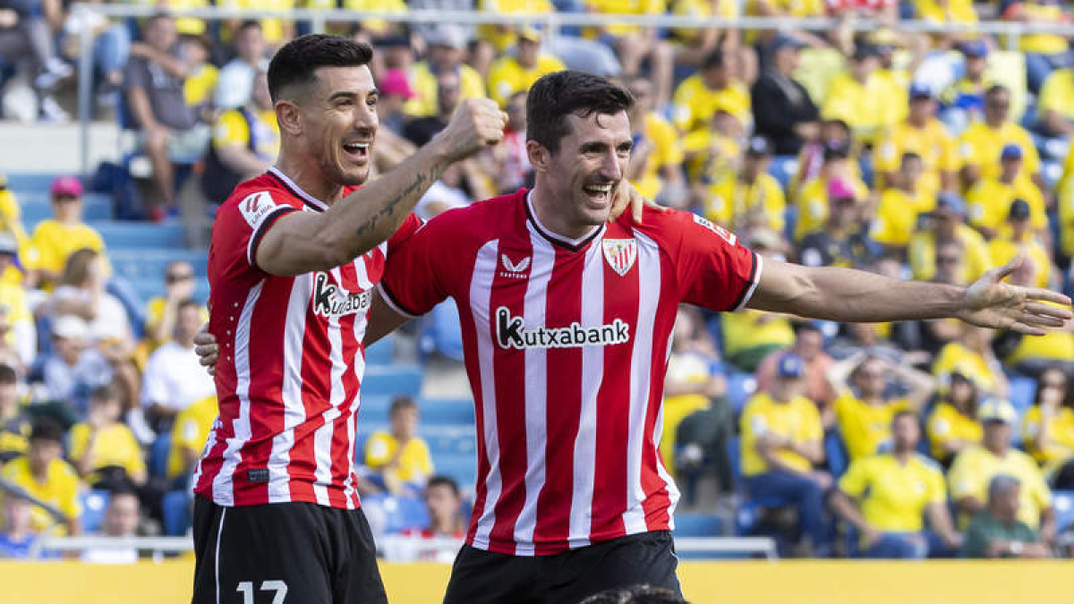 El Athletic Club venció a Las Palmas a domicilio y se acerca a la cuarta plaza de Liga.  QUIQUE CURBELO