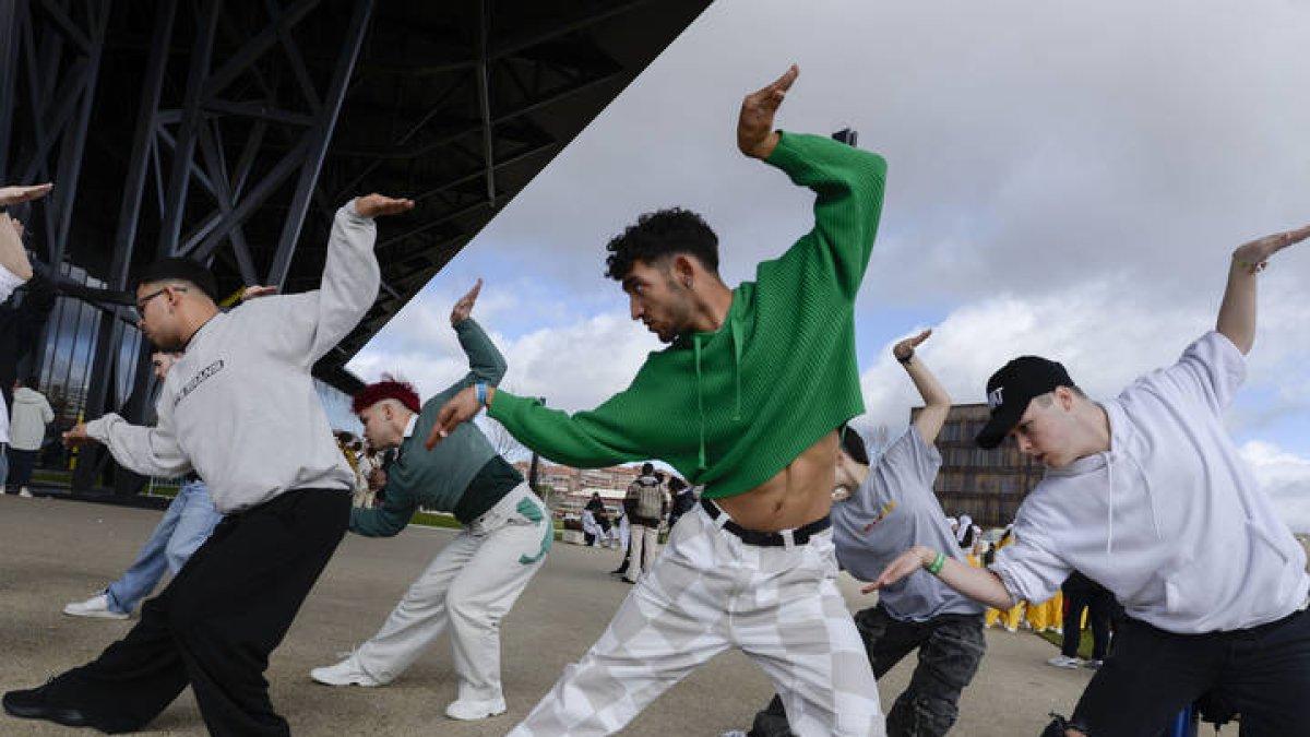 Ensayos en la segunda jornada del February Hip Hop, en una foto de archivo