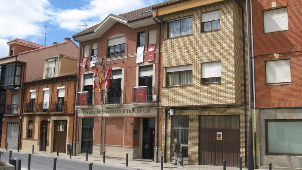 Cámara de Comercio de Astorga en una imagen de archivo. M.A.