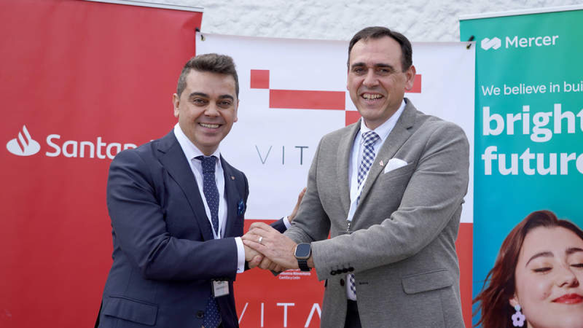 Pedro Ruiz junto a Santiago Miguel. ICAL