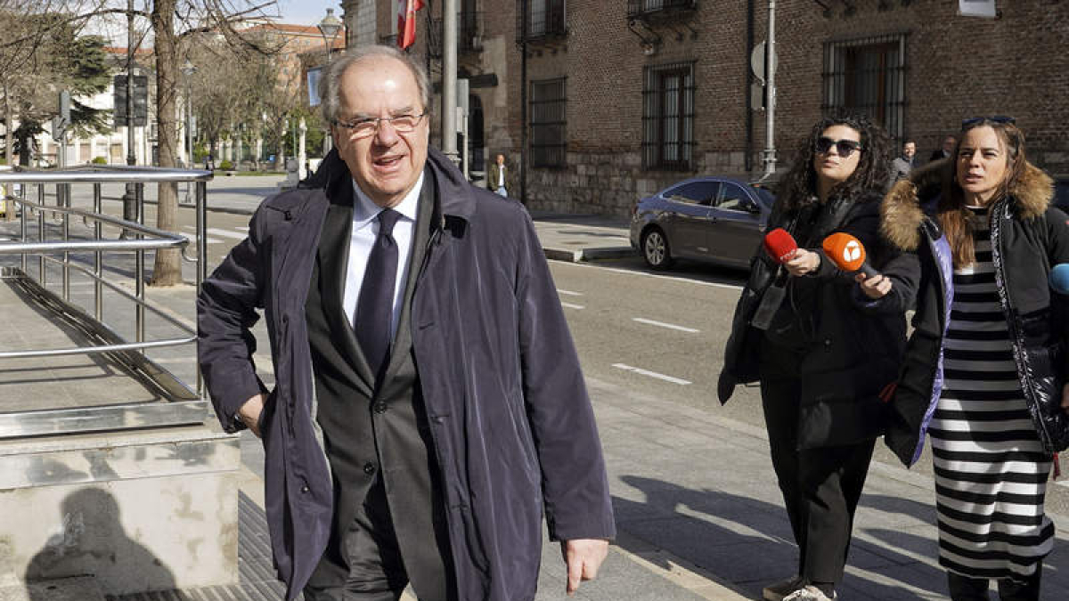El expresidente de la Junta, Juan Vicente Herrera, ayer en Valladolid. NACHO GALLEGO