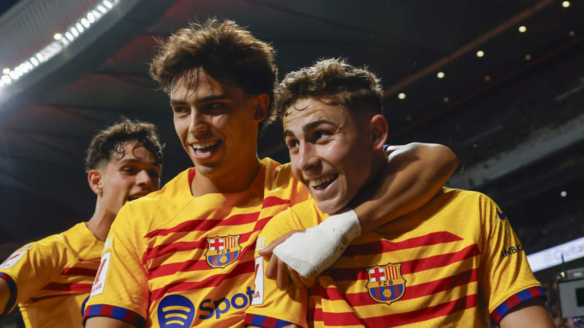 Joao Félix volvió a ser decisivo en el triunfo del Barça ante el Atlético, como ya ocurrió en el partido de ida. JUANJO MARTÍN
