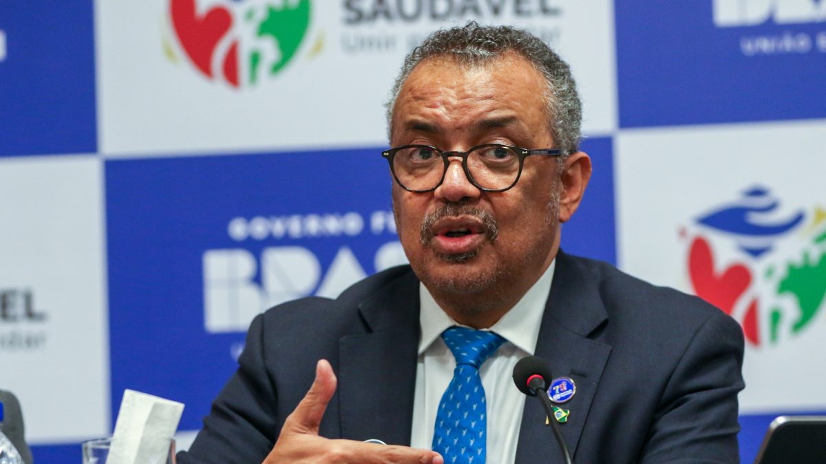 Fotografía del Director General de la Organización Mundial de la Salud (OMS), Tedros Adhanom Ghebreyesus.