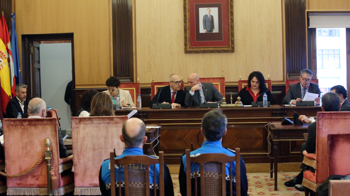 Pleno del Ayuntamiento de León.