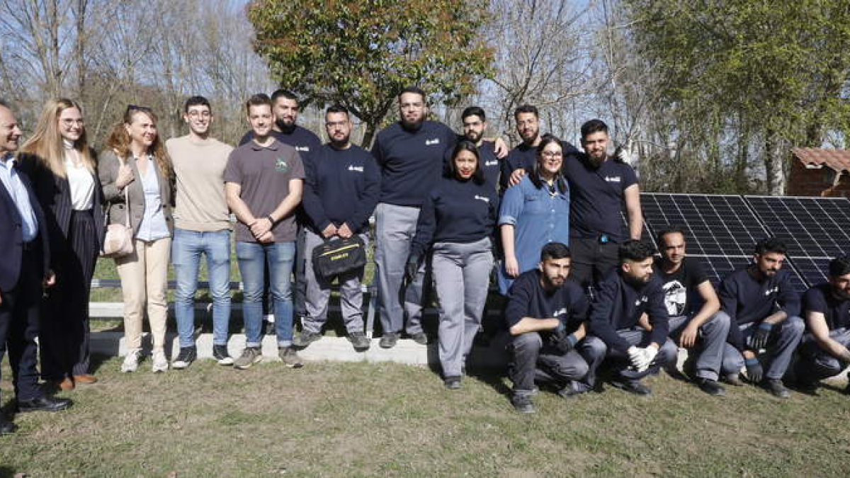 Jóvenes participantes en el proyecto