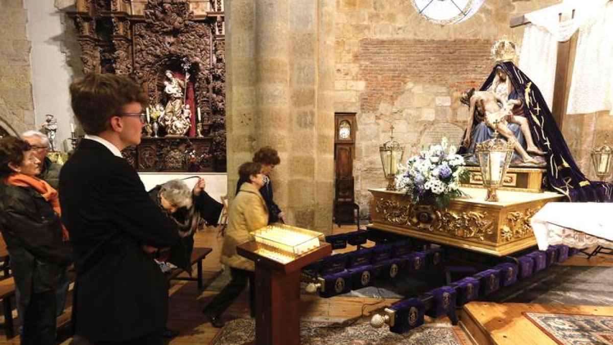 Virgen del Mercado, este jueves.
