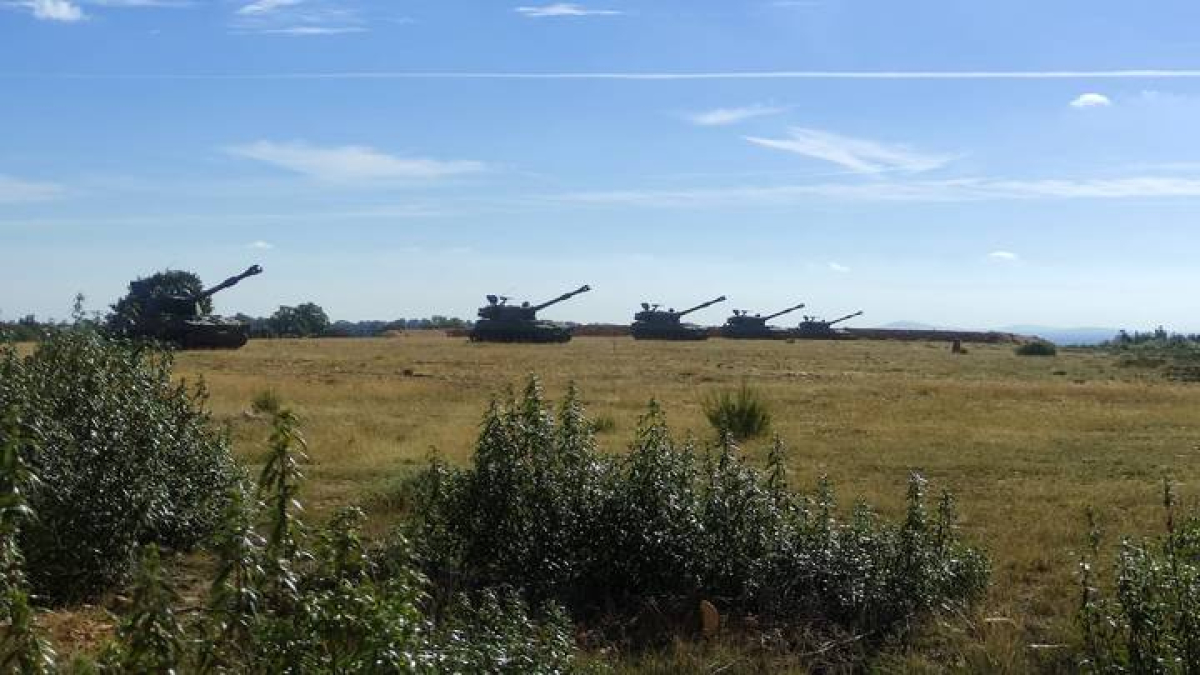 Maniobras militares en el Teleno.