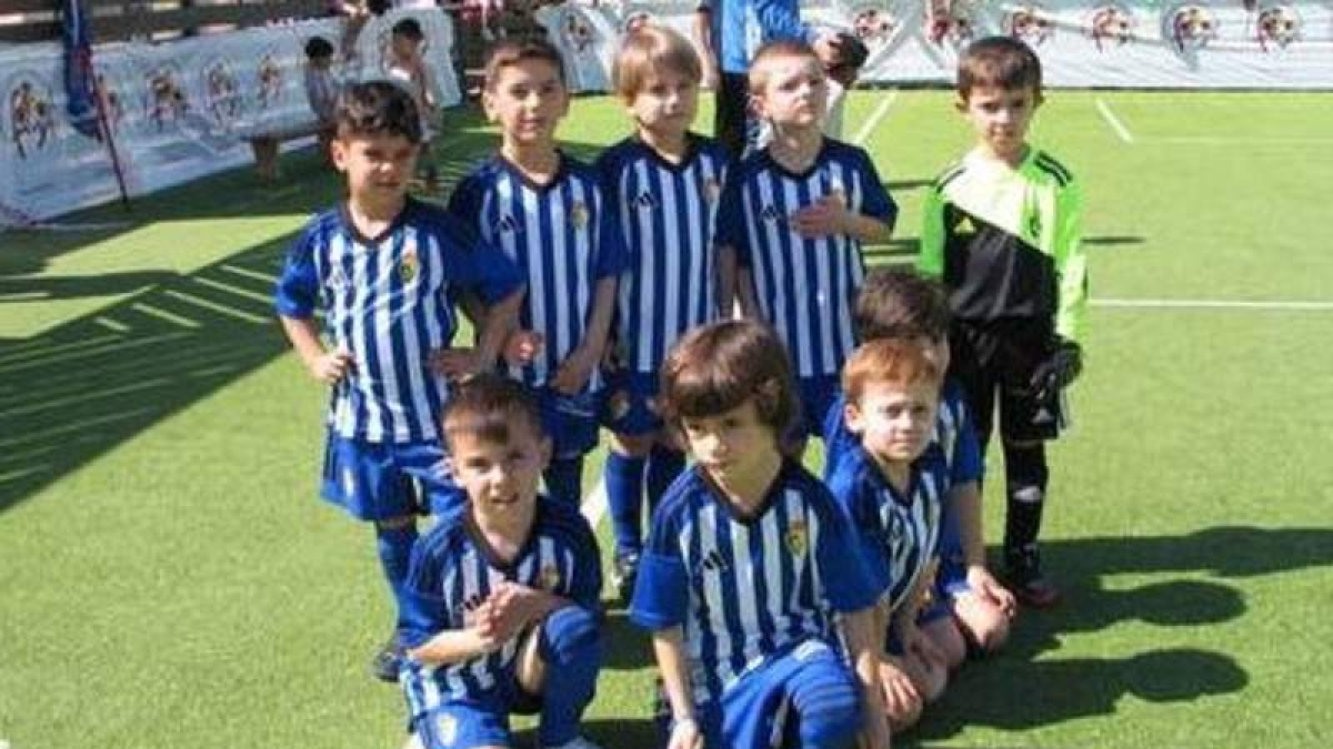 Formación de la SD Ponferradina.  MACÍAS