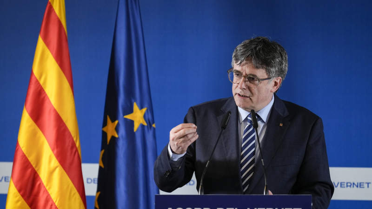 El expresidente fugado, Carles Puigdemont.