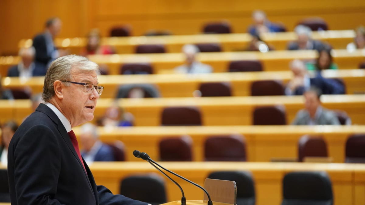 Antonio Silván, en el Senado.