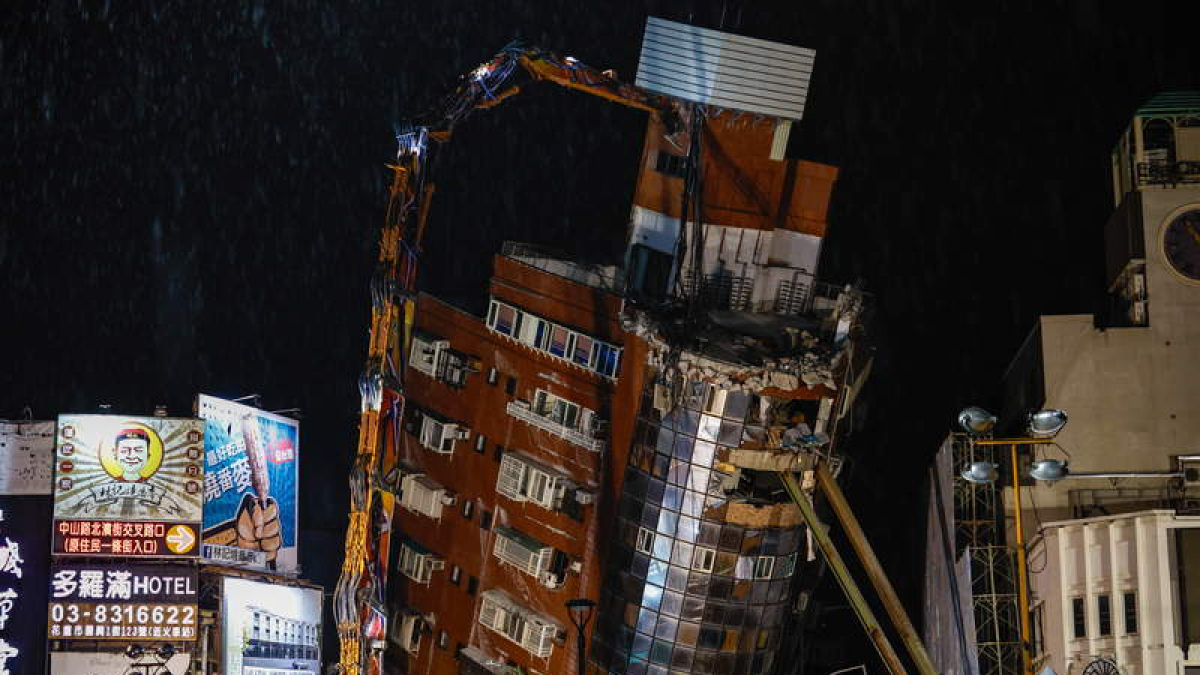 Uno de los edificios afectados por el terremoto de Cuba. DANIEL CENG