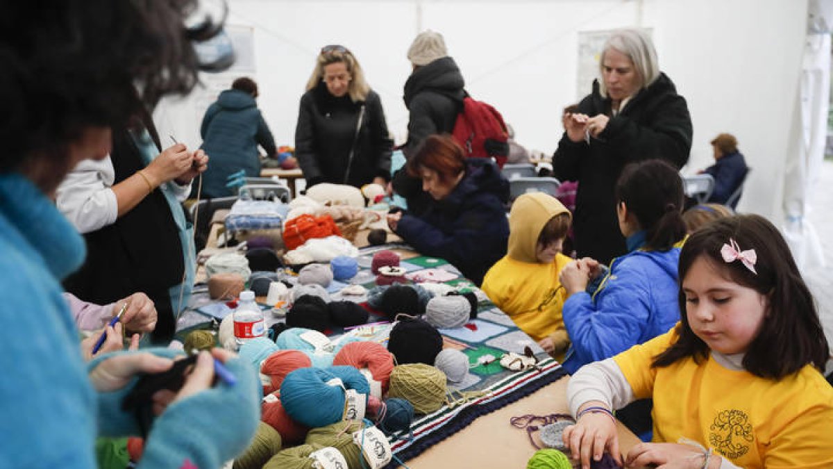 Talleres en la última edición del Día Europeo de la Lana en Salamón.