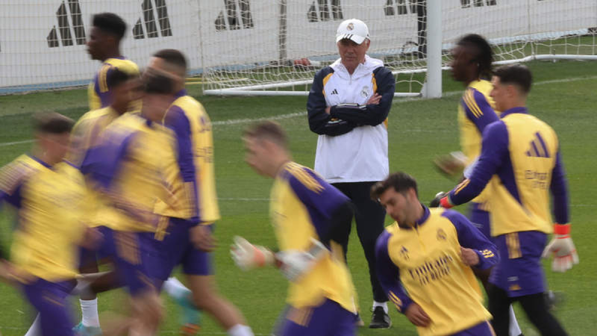 El Real Madrid ya prepara el partido de cuartos de Champions ante el Manchester City.  KIKO HUESCA