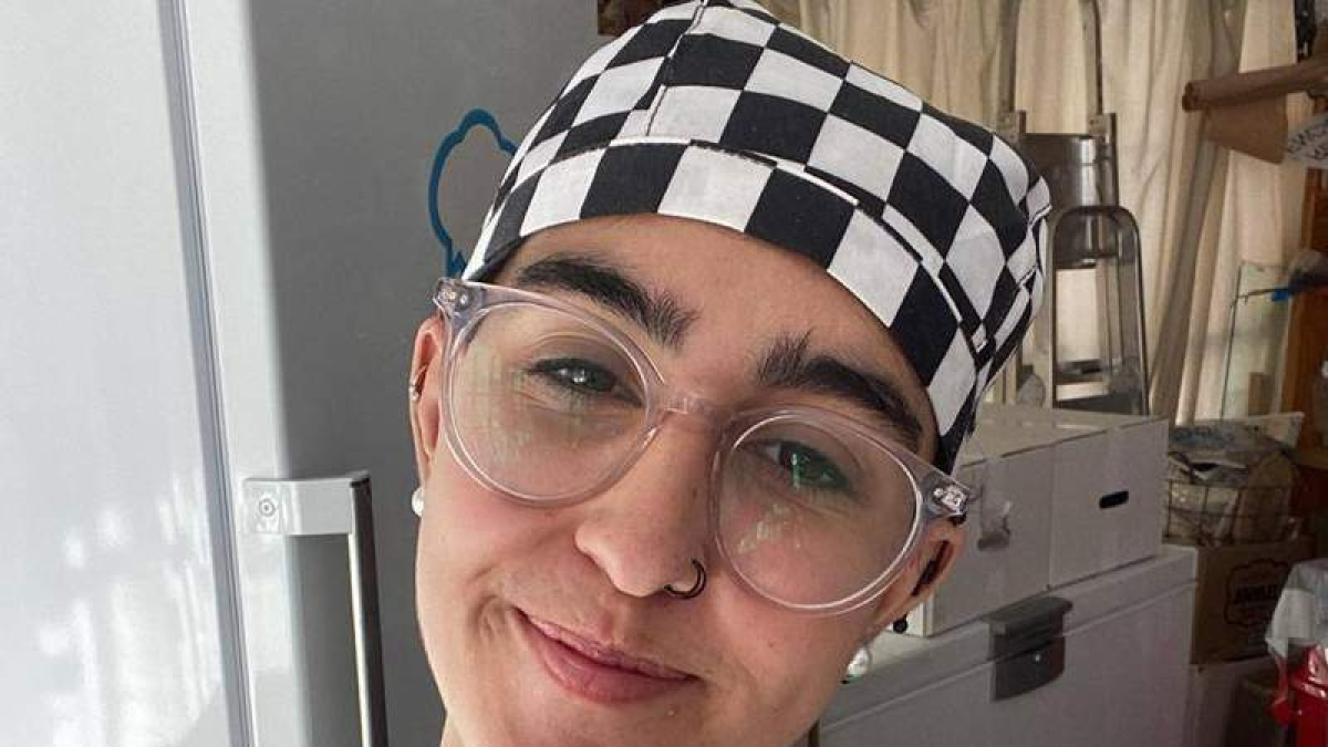 Estela López, alumna del IES Astúrica Augusta de Astorga.  DL