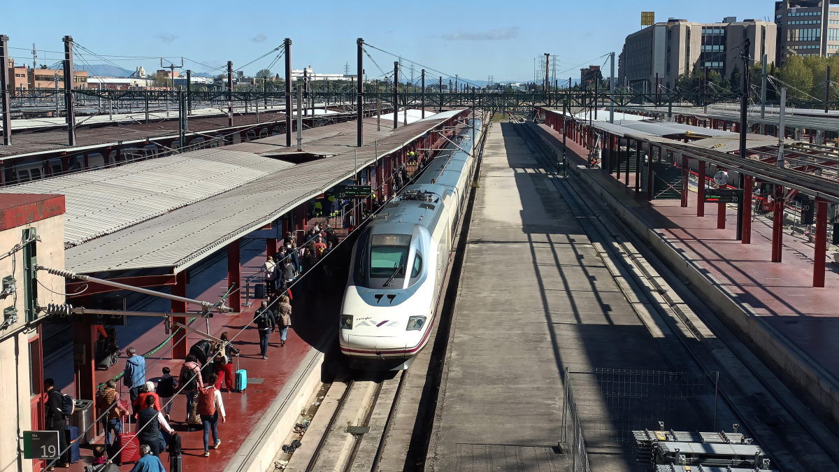 Aglomeraciones por la obras en la estación de Chamartín.