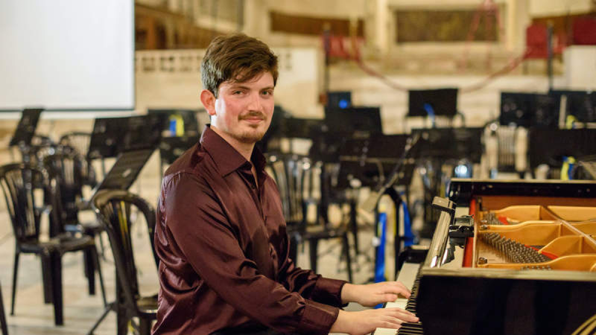 El pianista italiano Pier Carmine Garzillo. ARCHIVO