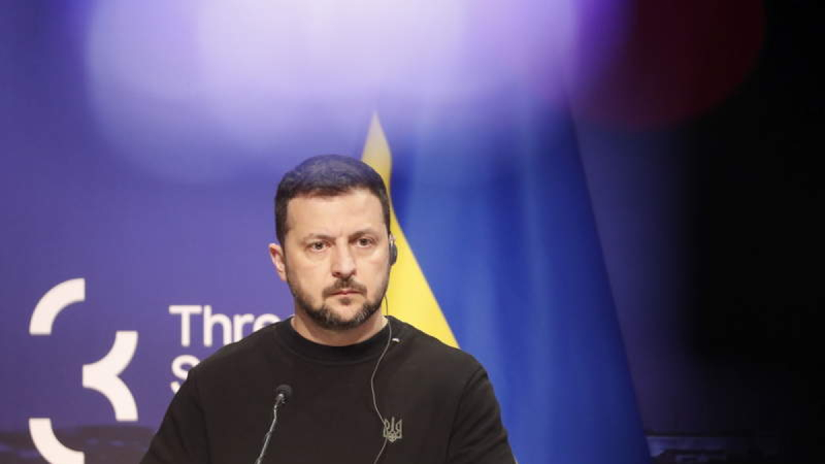 El presidente de Ucrania, Volodímir Zelenski, en una imagen de archivo.  TOMS KALNINS