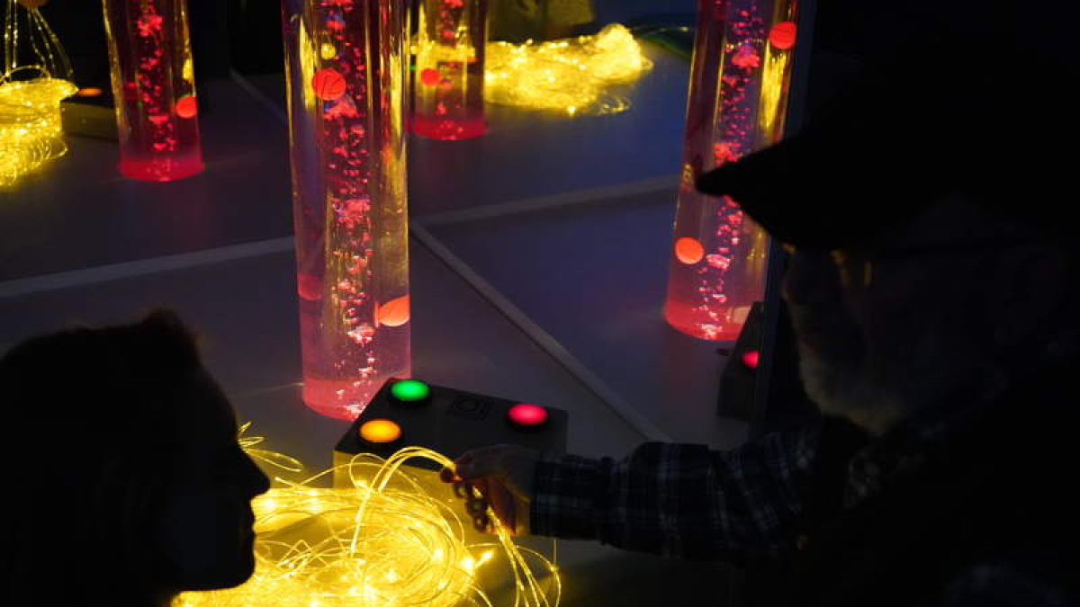 Sala de estimulación sensorial del Centro Alzhéimer de León. J. NOTARIO