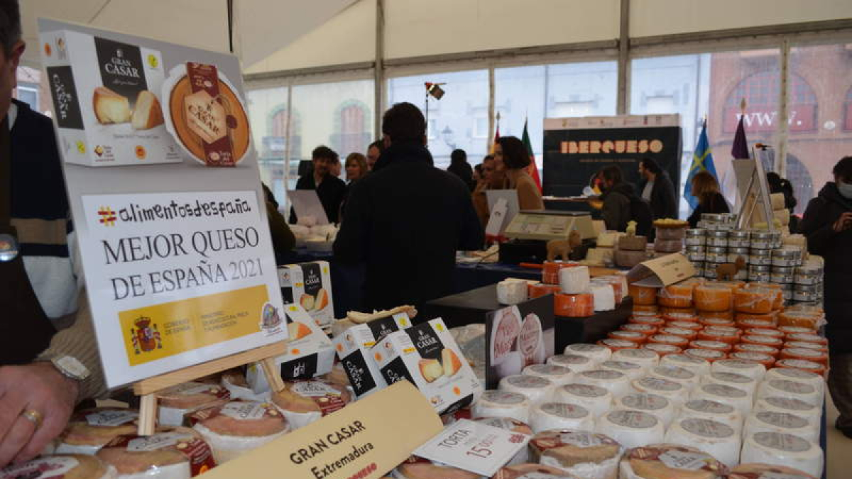 Imagen de la Feria Iberqueso en Valencia de Don Juan de 2022.  DL