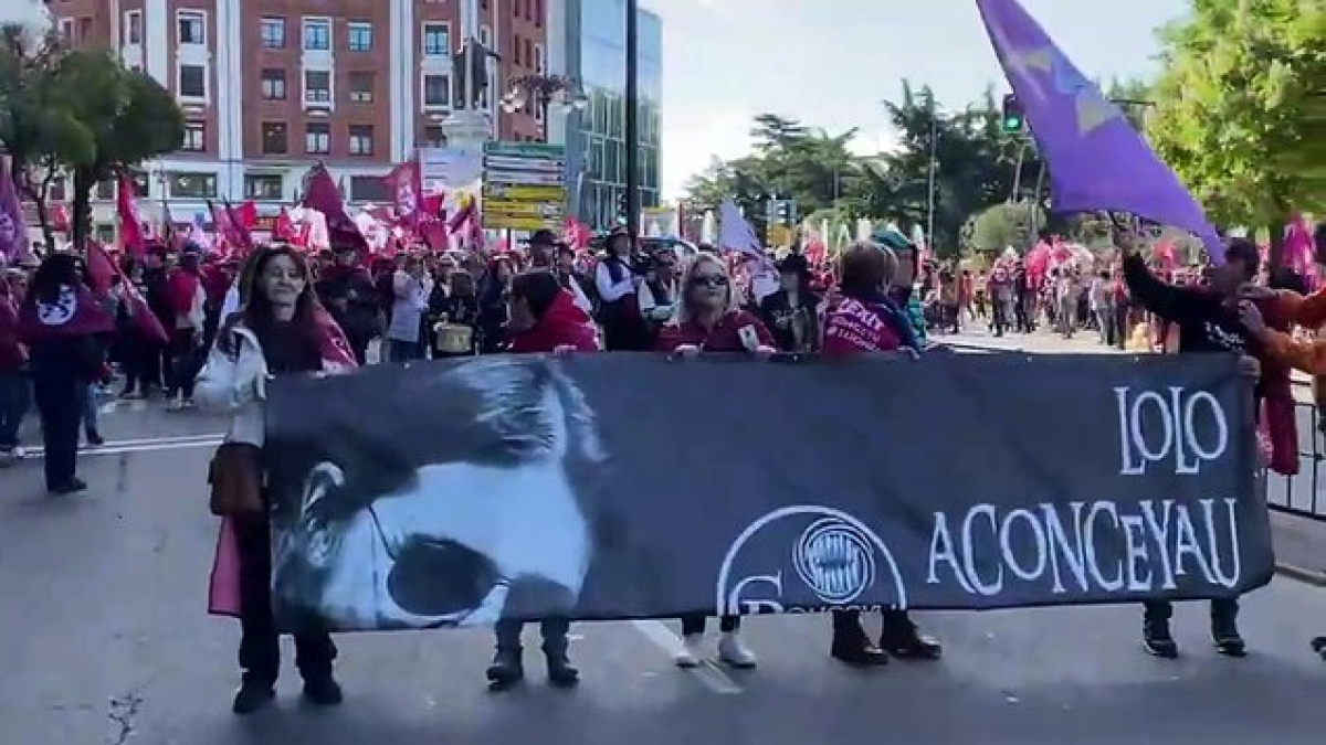 Manifestación en León contra los actos de la Junta en León