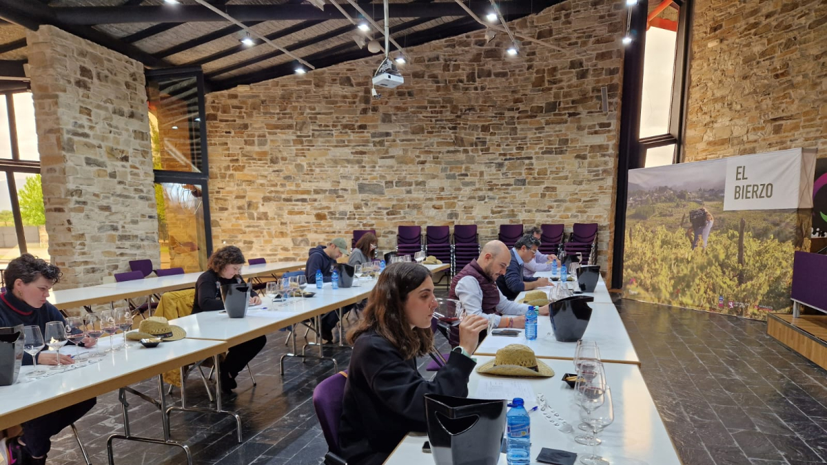 Integrantes del jurado encargado de elegir los mejores vinos de cada categoría.