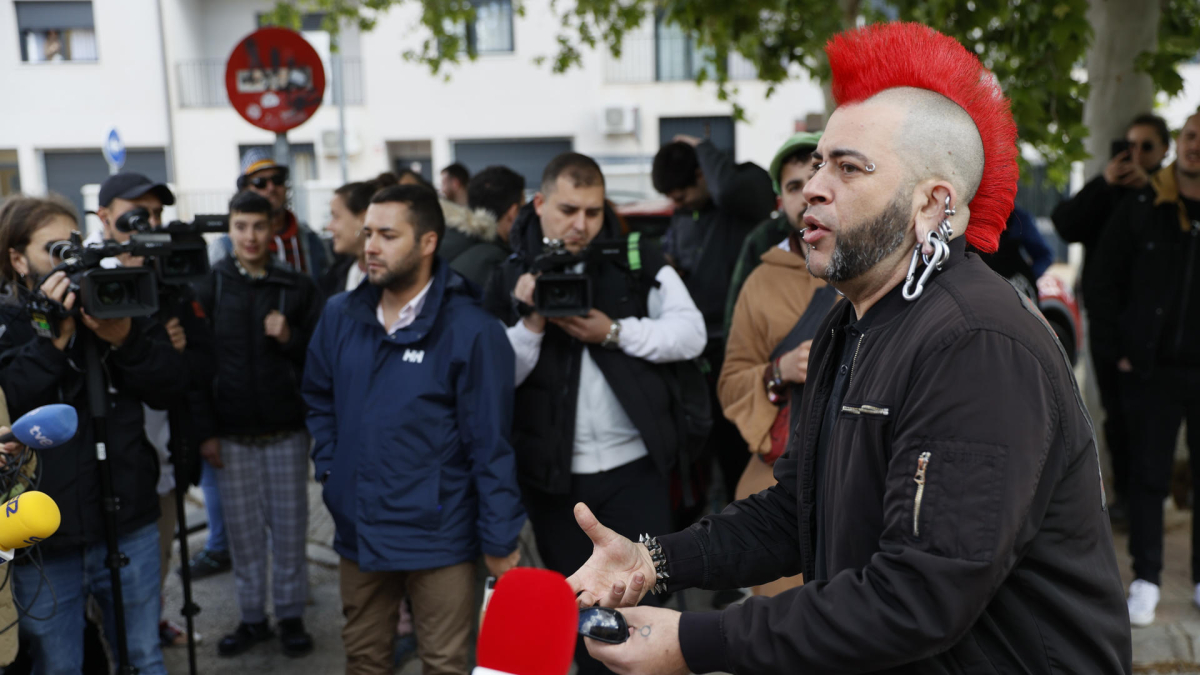 Barek, uno de los organizadores de una orgía en el marco del Festival Viña Rock en Villarrobledo (Albacete). EFE/ Ismael Herrero