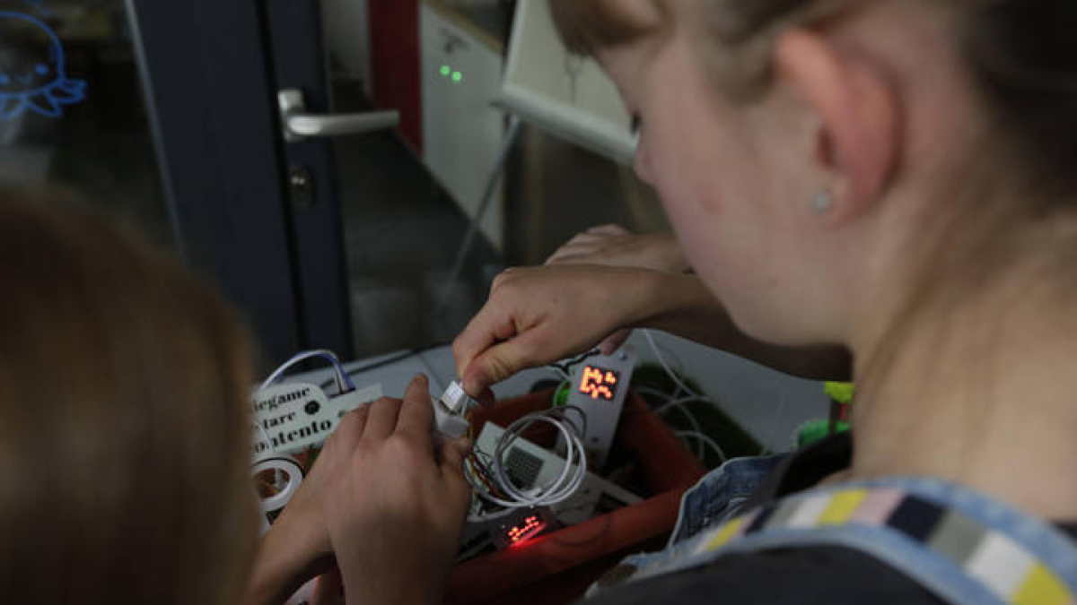 Imagen de archivo de un campamento de verano en León dedicado a la tecnología.