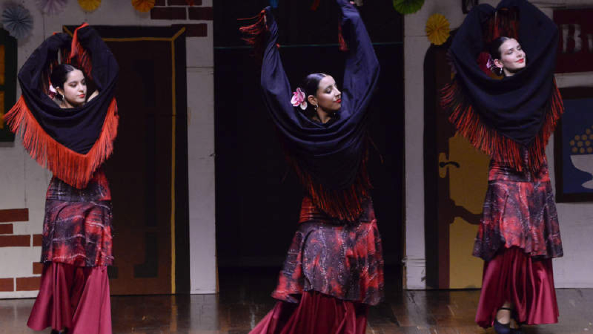 Un momento de la actuación. MARÍA FUENTES