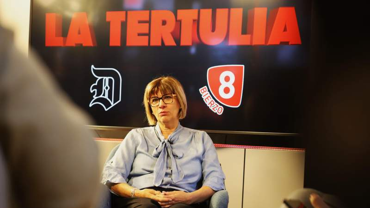 La alcaldesa de Fabero, Mari Paz Martínez, en una imagen de archivo