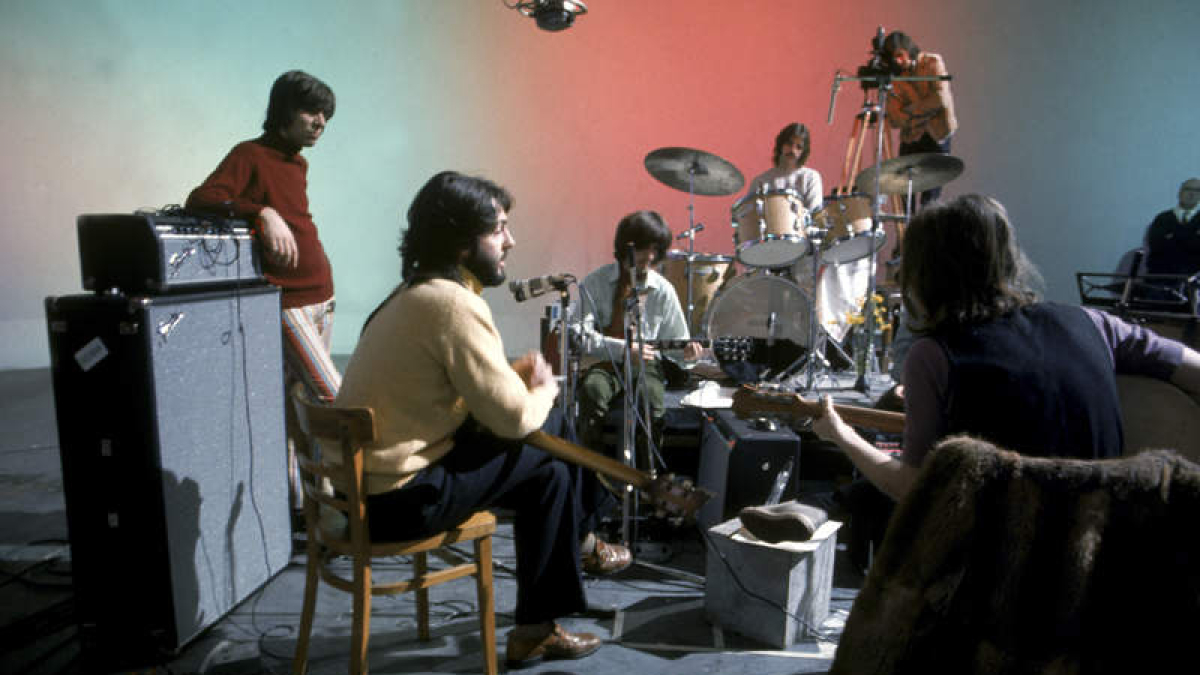 Un momento de la grabación de ‘Let it be’. ETHAN A. RUSSELL