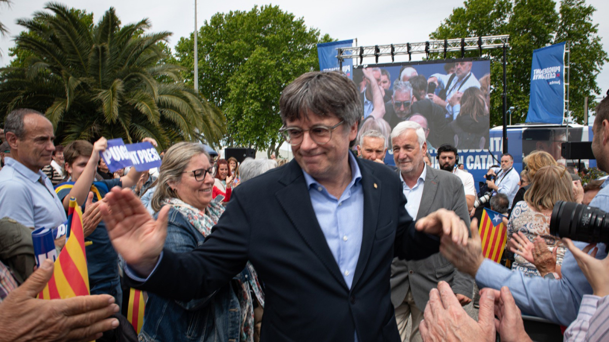El prófugo Carles Puigdemont.