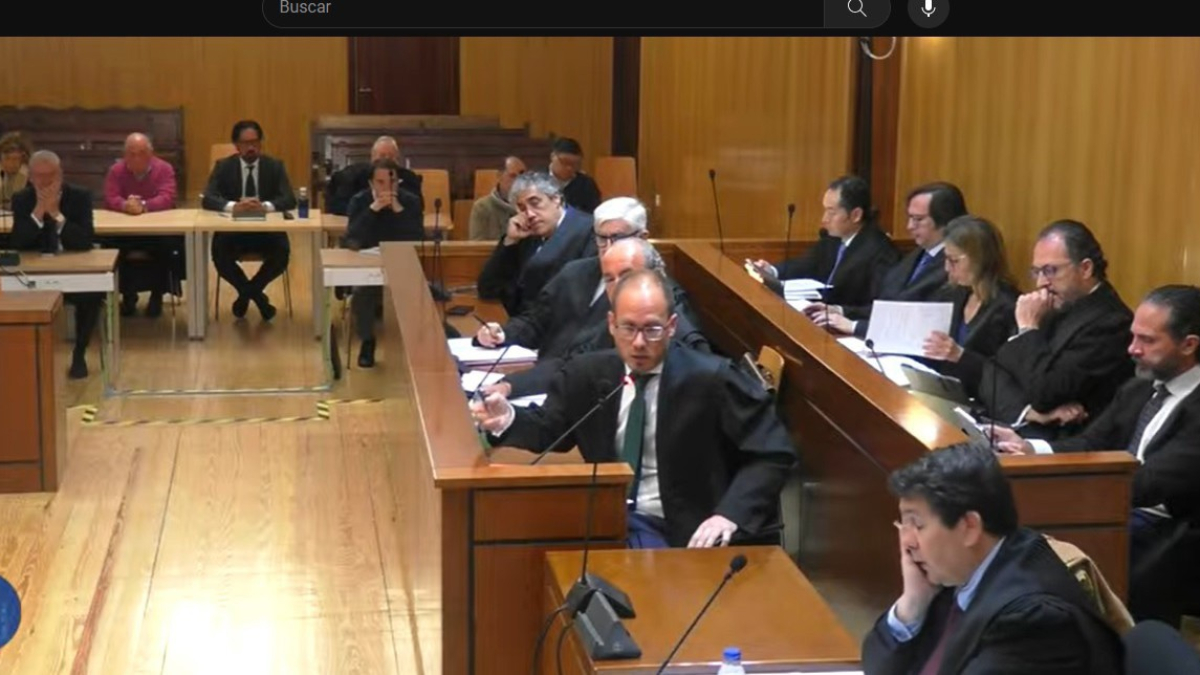 Imagen de una de las sesiones del juicio.