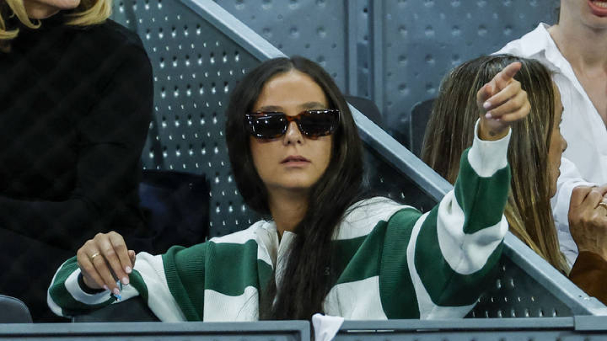 Victoria Federica de Marichalar asiste a la final individual masculina del Mutua Madrid Open.