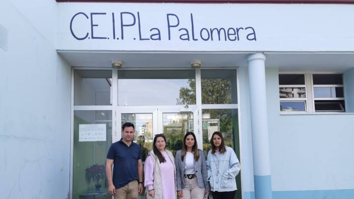 Cendón encabezó la delegación del PSOE que visitó La Palomera