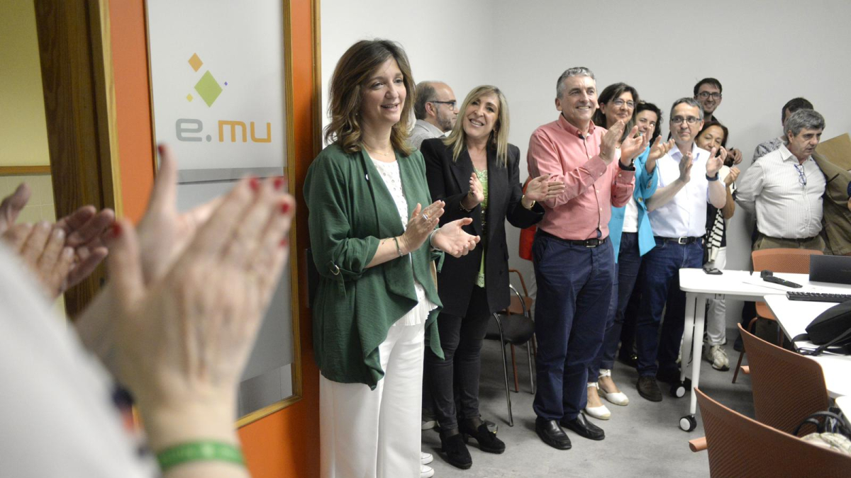 Nuria González celebra su victoria. MARIA FUENTES