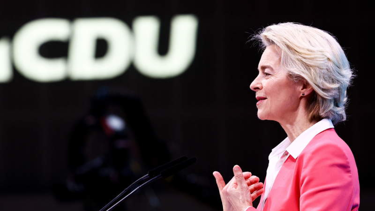 Actual presidenta de la Comisión Europea, Ursula Von der Leyen. FILIP SINGER