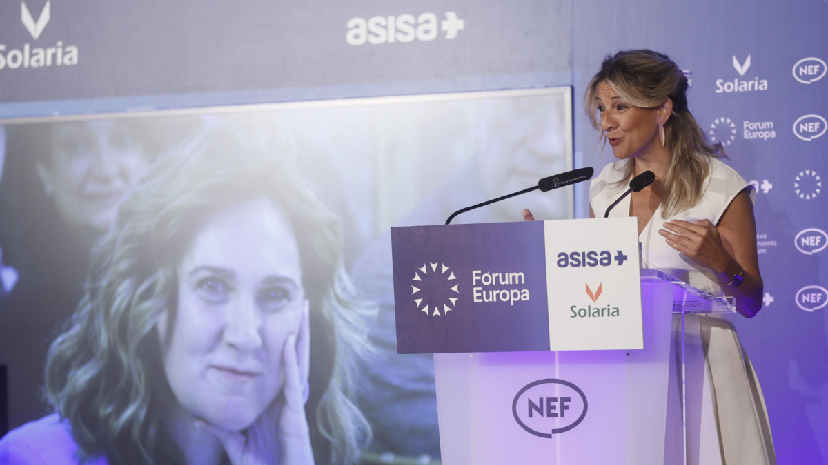 La vicepresidenta segunda del Gobierno y líder de Sumar, Yolanda Díz. 